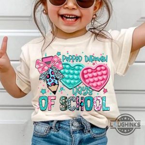 popped through 100 days of school shirt ideas