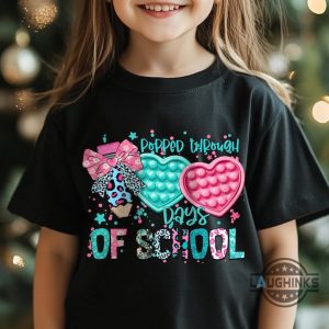 popped through 100 days of school shirt ideas