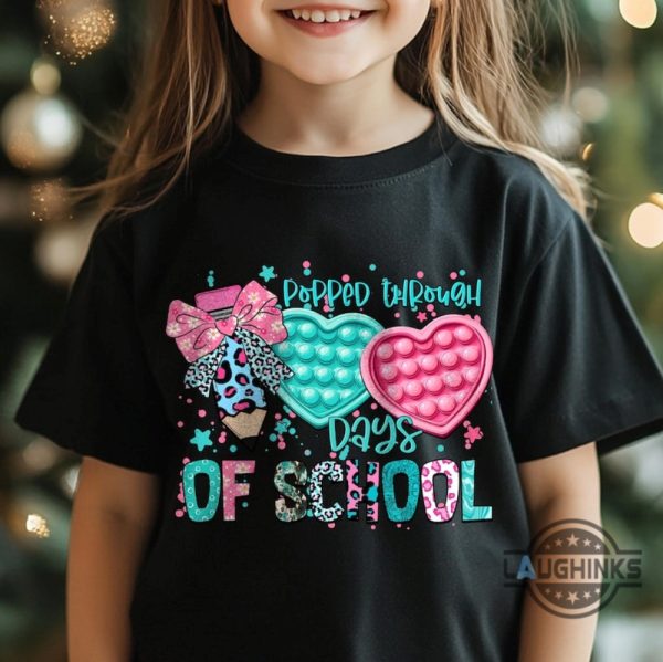 popped through 100 days of school shirt ideas