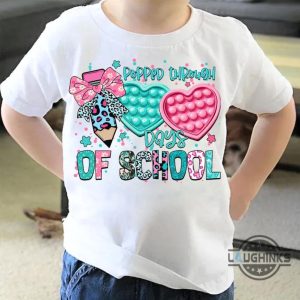 popped through 100 days of school shirt ideas