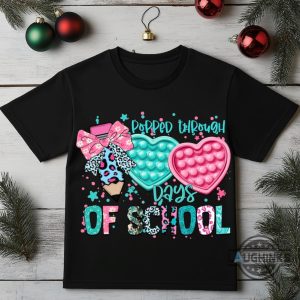 popped through 100 days of school shirt ideas