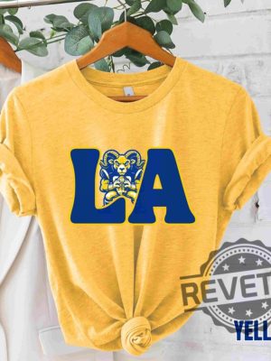 Los Angeles Rams Football Tshirt Crewneck Sweatshirt Hoodie Tee Gift For Fan Men Womens Apparel La Game Day Gear Outfit Unique revetee 1 1