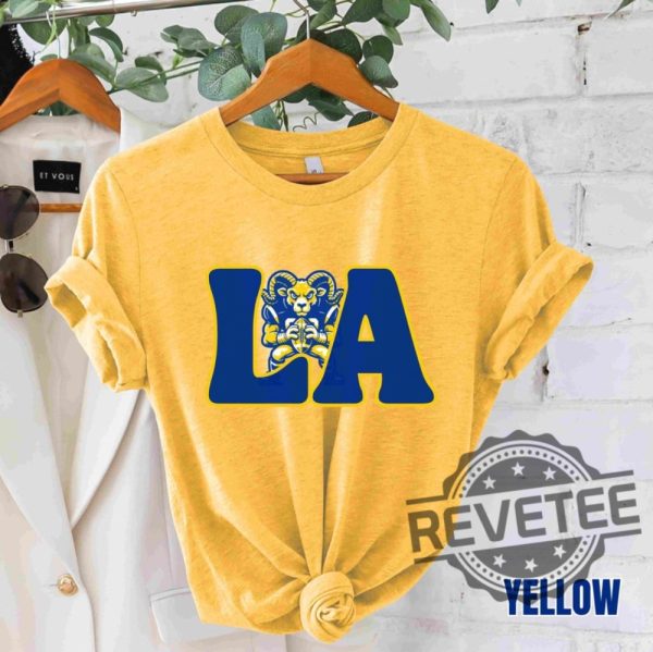 Los Angeles Rams Football Tshirt Crewneck Sweatshirt Hoodie Tee Gift For Fan Men Womens Apparel La Game Day Gear Outfit Unique revetee 1 1