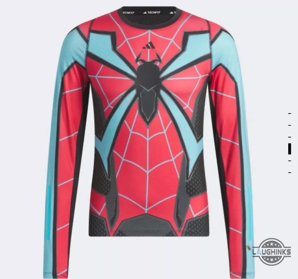 Adidas Spiderman Long Sleeve Compression Shirt Replica