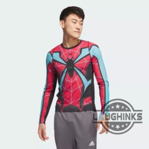 adidas spiderman long sleeve compression shirt replica