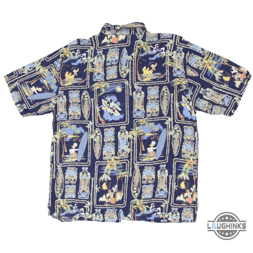 Mickey Mouse Donald Goofy Disney Hawaiian Shirt