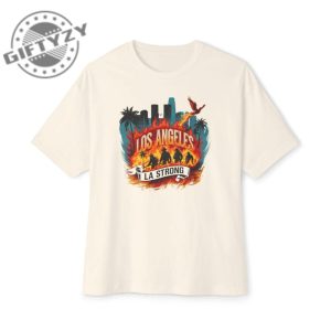 Los Angeles I Stand With California Vintage Tee giftyzy 4