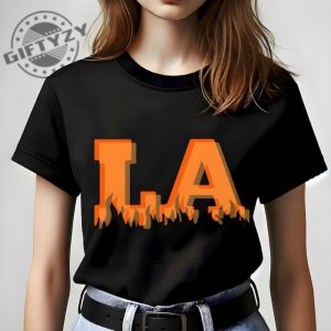 Los Angeles Strong La Fire Trendy Shirt giftyzy 1