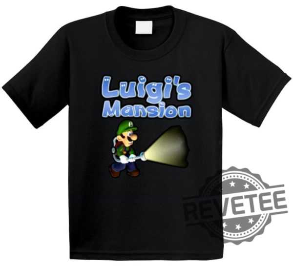 Luigis Mansion Super Mario Cool Fun Tshirt Hoodie Sweatshirt Tee Gifts For Him Her New revetee 1