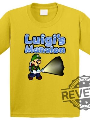 Luigis Mansion Super Mario Cool Fun Tshirt Hoodie Sweatshirt Tee Gifts For Him Her New revetee 1 1