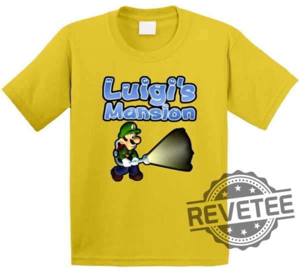 Luigis Mansion Super Mario Cool Fun Tshirt Hoodie Sweatshirt Tee Gifts For Him Her New revetee 1 1