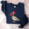 Valentine Mallard Duck Hunting Heart Hat Tshirt Hoodie Sweatshirt Funny Tee Gifts For Her Him Valentines Day Crewneck Pullover Unique revetee 1