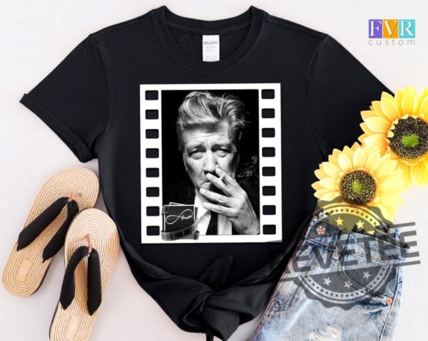 Twin Peaks David Lynch Tshirt Hoodie Sweatshirt Tribute To Cult Classic Director Crewneck Unique revetee 1