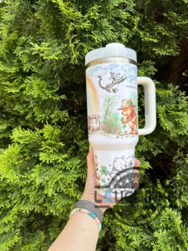 winnie the pooh colorful stanley 40oz tumbler dupe