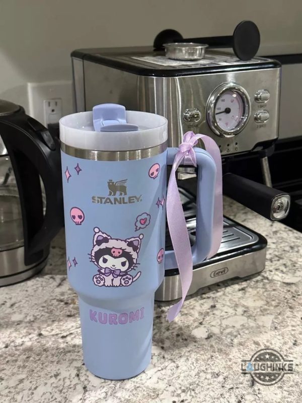 kuromi stanley tumbler 40oz dupe without ribbon