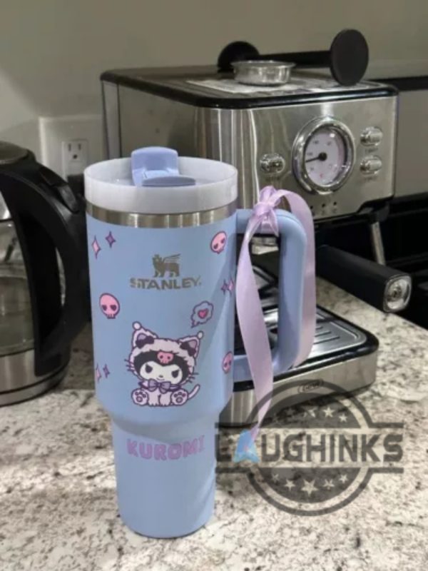 kuromi stanley tumbler 40oz dupe without ribbon