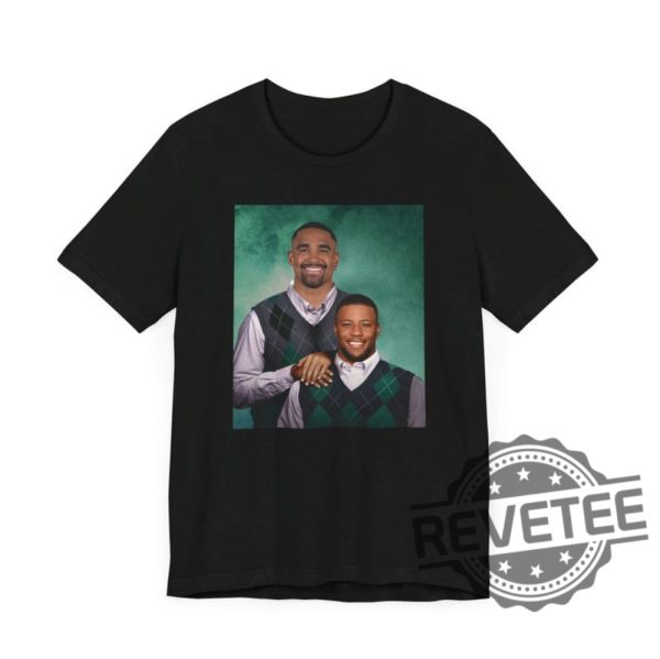 Philadelphia Eagles Jalen Hurts Saquon Barkley Step Brothers Poster Funny Tshirt Hoodie Sweatshirt Tee Gift For Fan Mens Womens Unique revetee 1