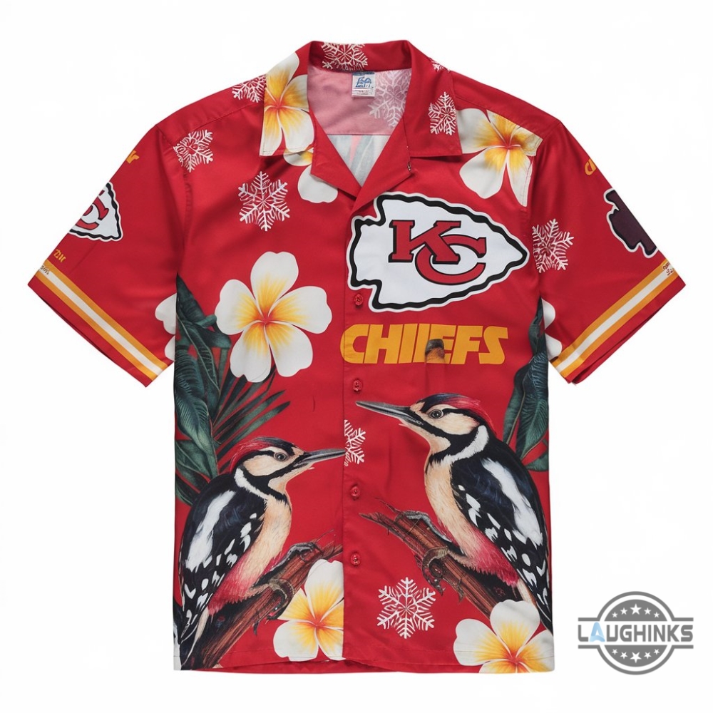 Kansas City Chiefs Woodpeckers Aloha Shirt