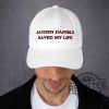Washington Commanders Jayden Daniels Saved My Life Dad Hat Funny Gift For Commanders Fan Unique revetee 1