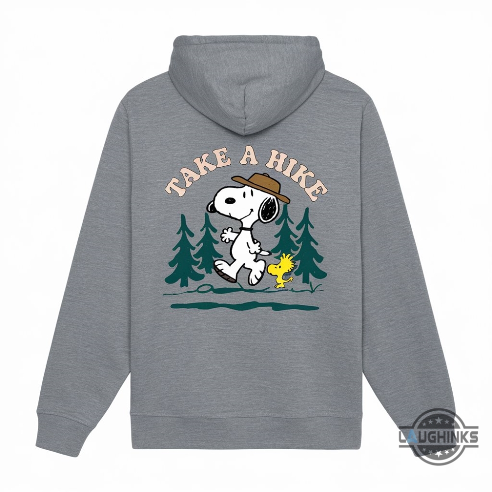 Snoopy Hiking Take A Hike Shirt