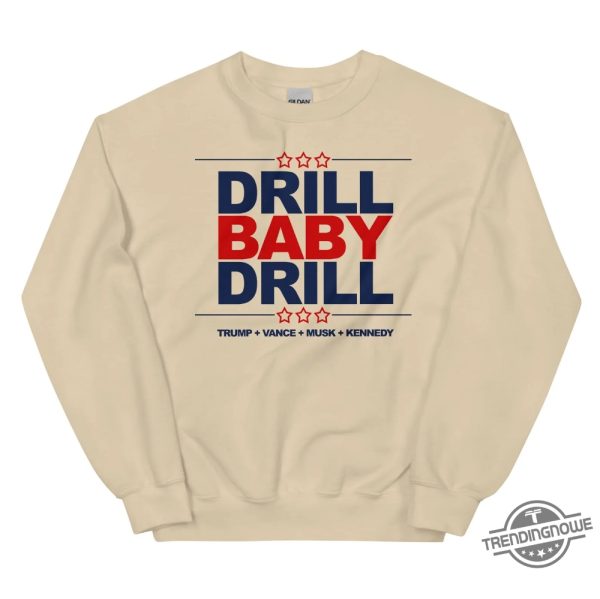 Maga Red 2024 Trump Drill Baby Drill Sweatshirt trendingnowe 3