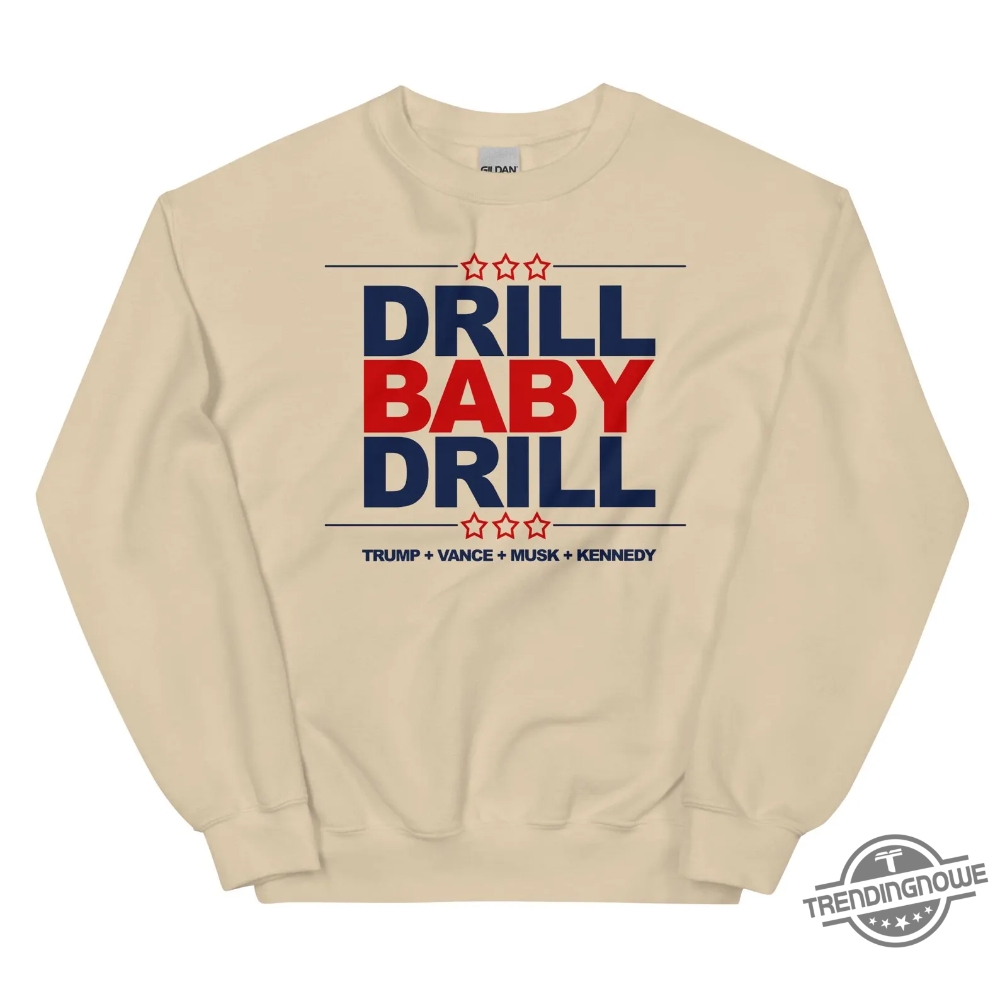 Maga Red 2024 Trump Drill Baby Drill Sweatshirt 10 MAGA Red 2024 Trump Drill Baby Drill Sweatshirt