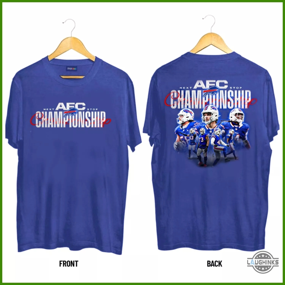 2024 2025  Buffalo Bills Afc Championship Shirt