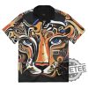 Tiger Art Button Up Shirt Aloha Hawaiian Shirts Gift For Mens Womens Unique revetee 1