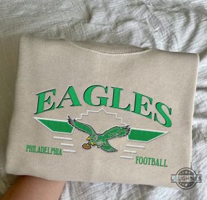 embroidered philadelphia eagles sweatshirt t shirt hoodie reprinted