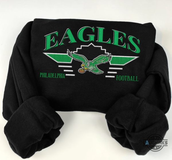 embroidered philadelphia eagles sweatshirt t shirt hoodie reprinted