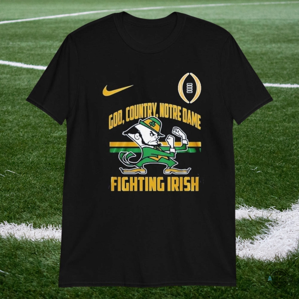 Nike God Country Notre Dame Fighting Irish Shirt College Football Playoff Champions 2025