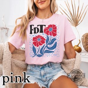 subtle anti trump shirt flower fdt fuck donald trump