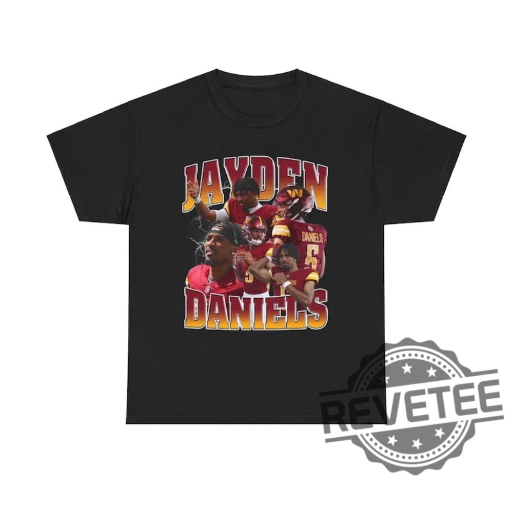 "Unique Fan Apparel: Commanders, Modern Baseball, Gojo, Deion Sanders" 9 Jayden Daniels Washington Commanders Bootleg Tee Shirt Hoodie Sweatshirt Crewneck Pullover Hoodies Vintage Nfl Apparel New