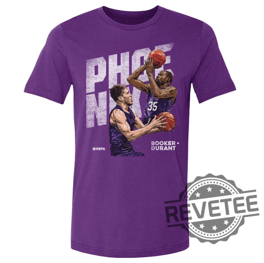 "Unique Celebrity T-Shirts and Hoodies: Perfect Gifts for Fans" 9 Devin Booker Phoenix Basketball Kevin Durant Phoenix Suns Duo Tshirt Hoodie Sweatshirt Tee Gift For Fan Mens Womens Crewneck Unique