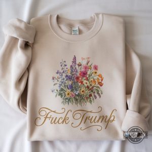 floral fuck trump subtle anti trump shirt