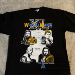 wwe wrestlemania 40 shirt reprinted for cody rhodes roman reigns rock rhea ripley fans laughinks 2