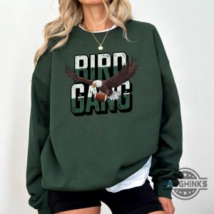 retro bird gang philadelphia eagles shirt