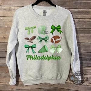 philadelphia eagles football coquette bow game day shirt