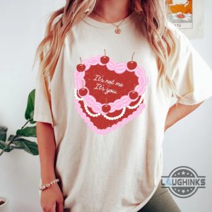 its not me its you heart cake valentines day shirt for her