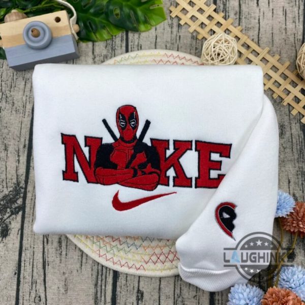 nike deadpool and wolverine embroidered sweatshirt t shirt hoodie