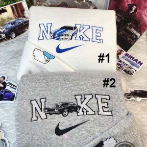 dominic toretto brian fast and furious nike embroidered sweatshirt t shirt hoodie laughinks 1