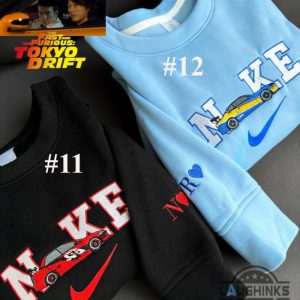 choose car fast and furious nike embroidered sweatshirt t shirt hoodie