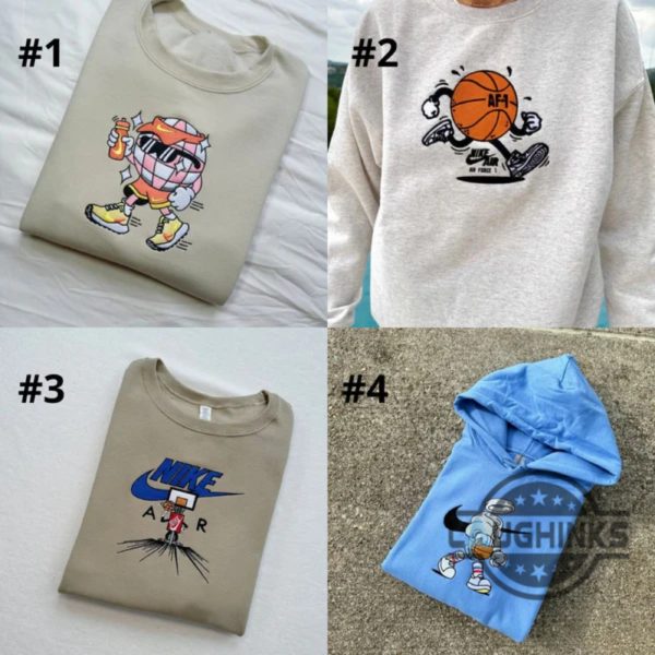 nike air jordan funny embroidered sweatshirt t shirt hoodie