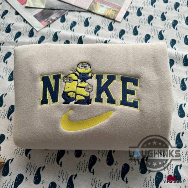 minions and gru nike embroidered sweatshirt t shirt hoodie