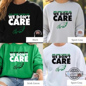 no one likes us we dont care philadelphia eagles shirt