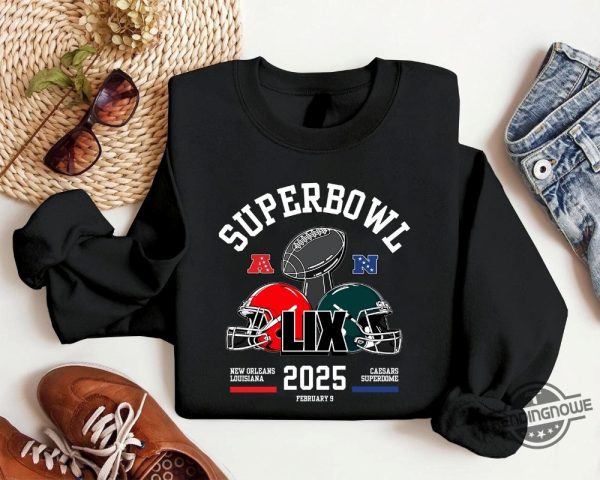 Kansas Chiefs Eagles Super Bowl 2025 Sweatshirts trendingnowe 3