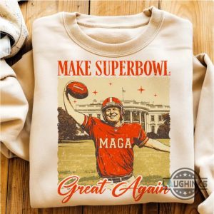 nfl trump make superbowl great again shirt