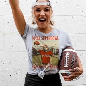 nfl trump make superbowl great again shirt