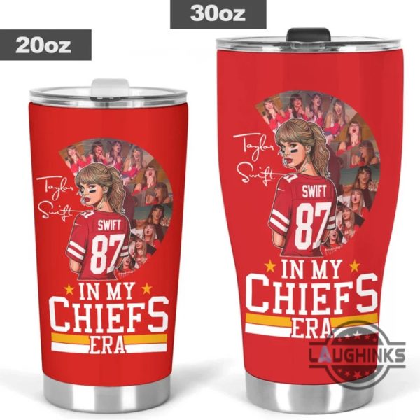 taylor swift 87 in my chiefs era tumbler