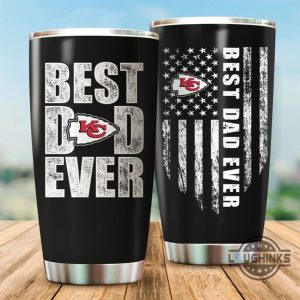 best dad ever kc chiefs tumbler